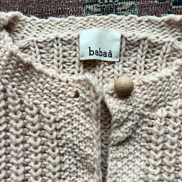 Babaa no6 cardigan in rose - Picture 2 of 7